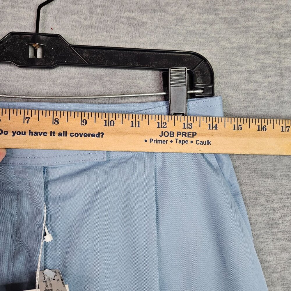 TOMORROWLAND Collection Women's Light Blue Pleated Wide Leg Pant Sz 38 - Picture 5 of 14